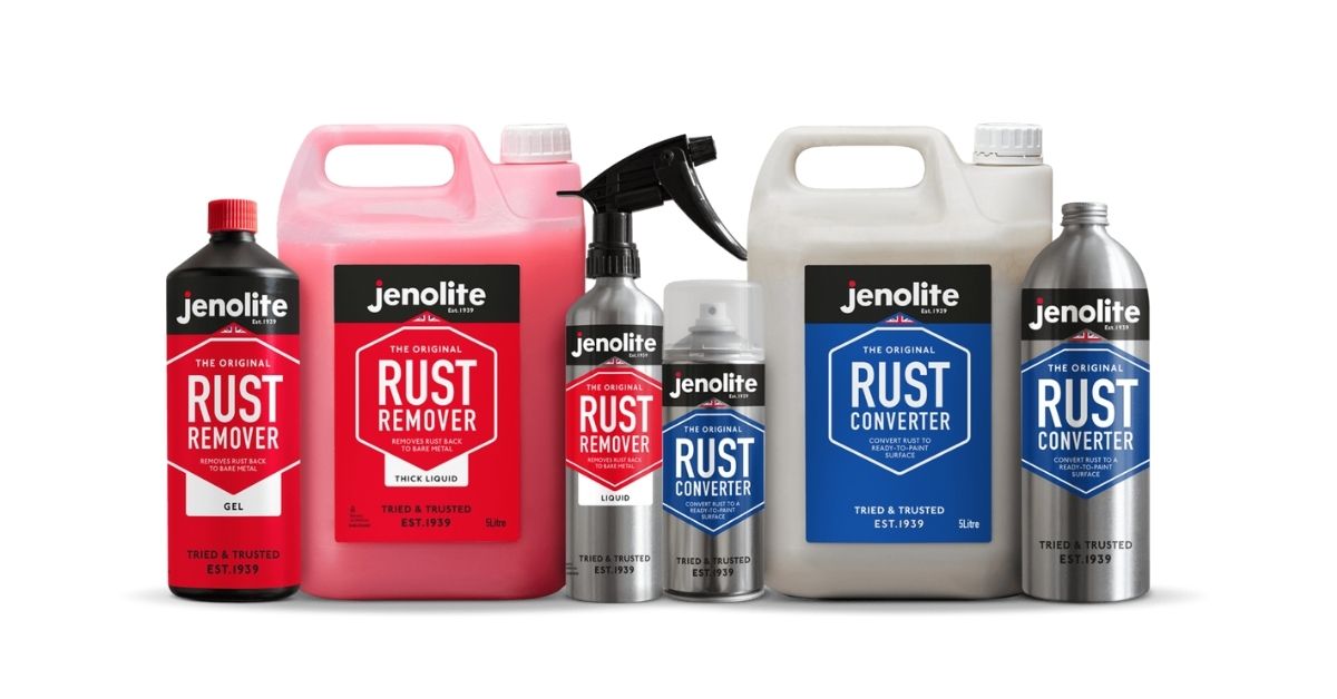 JENOLITE- Spray antirouille pour métal. Protection permanente